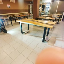 Tavolo legno resina - e,