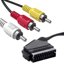 Cavo SCART a 3 RCA Da 1,5 M