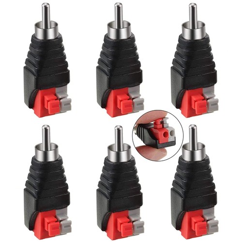 Connettori spina rca - 14, pz