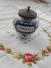 Vasetto antico timbro corona ZG numerato Zsolnay  Toeback tabacco beige...