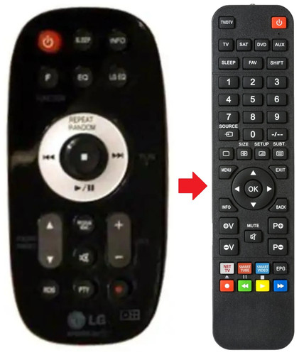 Telecomando adatto per - , fa64