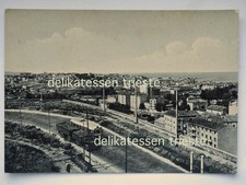 TRIESTE filobus bus Via Fabio Severo San Giusto Campo Marzio vecchia cartolina
