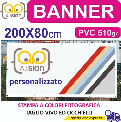 Striscione pubblicitario 2mt