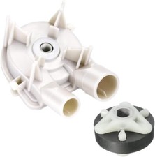 3363394 & 285753A Pompa di scarico lavatrice e accoppiatore motore Set 3363892,3352496 1 CONFEZIONE