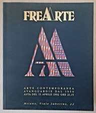 1992 CATALOGO ASTA FREARTE ARTE CONTEMPORANEA AVANGUARDIE DAL 1950  c. STIME