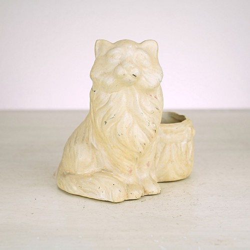 Gatto porta candela vintage - porta,