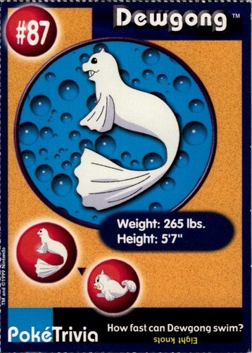 Dewgong burger king - dewgong,