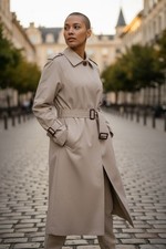 Cappotto Trench Da Donna Corto