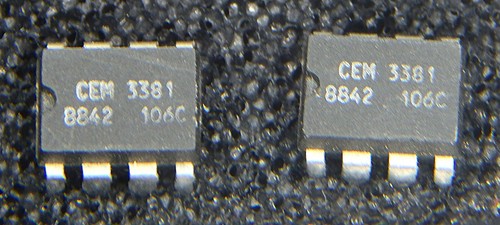 Cem 3381 dual linear - dual, chip