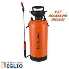 Pompa Irroratrice a Spalla Nebulizzatore a Pressione 6L per Trattamento Diserbo