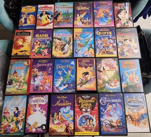 Vhs walt disney famosi - disney, 24