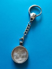 PORTACHIAVI LANCIO DEL GIAVELLOTTO 1982 MONETA D'ARGENTO 250 DRACME GRECIA