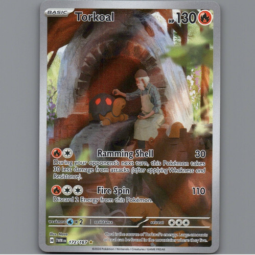 Pokemon tcg torkoal 172 - tcg, 172/167