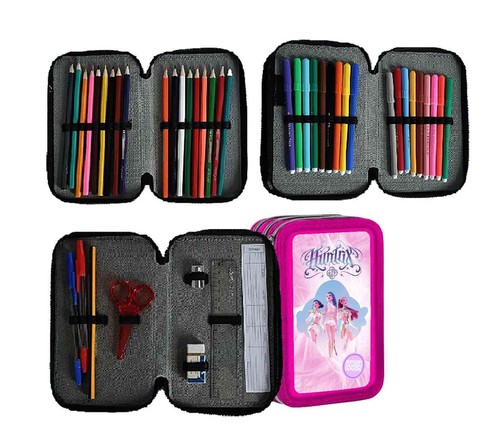 Astuccio scuola zip pop - 3, k-pop