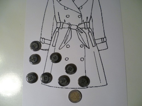 Bottoni fori resina - bottoni, 4