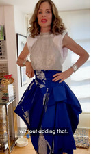 Zara Trinny Silver Halter Top