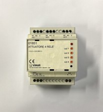 Vimar cod. 01851 Attuatore con 4 uscite a Relè