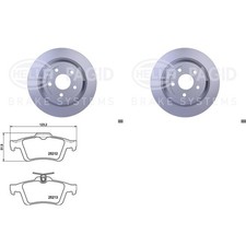 HELLA PAGID SET FRENI 302mm