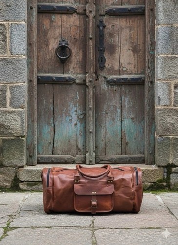 Borsa pelle capra viaggio - in,