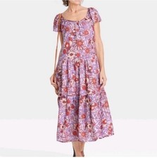Maxi abito Knox rosa viola