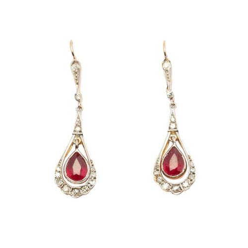 Orecchini art deco - , con