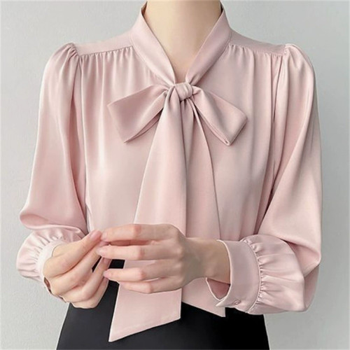 Papillon seta camicia - , donna