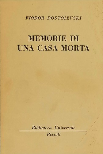Memorie una casa morta - una,