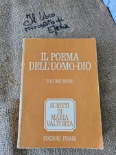 Il Poema Dell'uomo Dio Maria Valtorta Volume Sesto 1975 Prima Edizione 