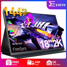 EVICIV Gaming Monitor 144Hz 18" Monitor Portatile 2K 2560x1600P 100% sRGB per PS5
