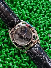 Orologio analogico Citizen OZOC Tank in pelle nera elegante orologio da uomo