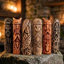 Set 6 Dei Scandinavi in Legno