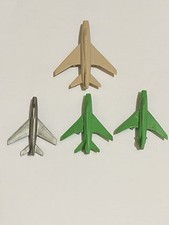 Soldatini anni 70 Lotto Vintage di 4 Aerei per plastico Atlantic scala 1/72