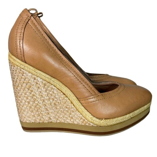 Scarpe bacio marroni zeppa - bacio,