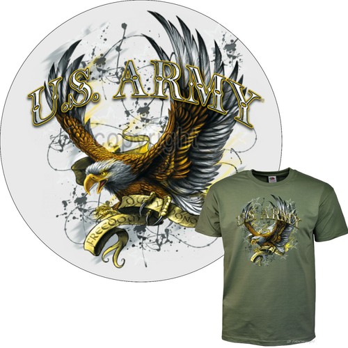 Shirt esercito americano us - t-shirt,