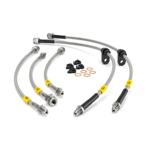 Kit tubi freno intrecciati hel - kit,