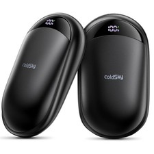 Scaldamani Elettrico Scalda Mani Magnetico Ricaricabile Tascabile Portatile 2 Pz