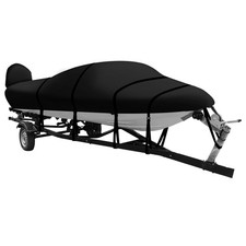 Couverture Bateau Remorquable 600D Marine Pour Bateau Pêche Bayliner Tri-Hull