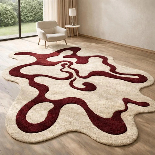 Tappeto trapuntato mano in - trapuntato, a