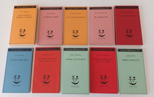 Lotto libri adelphi - lotto,