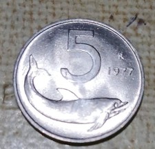 5 lire delfino 1977 Fdc Uncirculated 4 Pz Disponibili Scegli Tu La Quantità