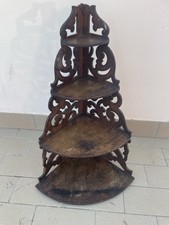 Etagere Angolare Pensile In Noce Antica 800