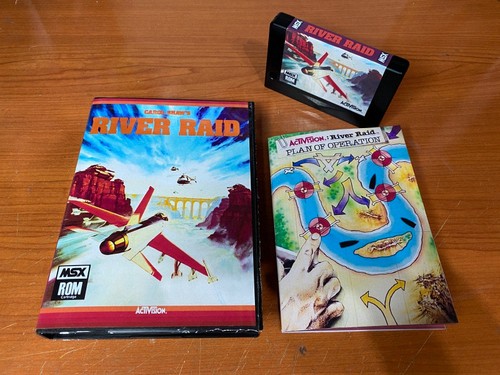 Msx river raid - river, (custom