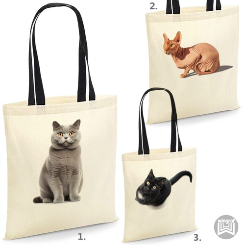 Borsa tote gatto - , spiaggia