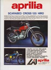advertising Pubblicità MOTO APRILIA CROSS 125 HIRO 1976 MOTOITALIANE MX VINTAGE