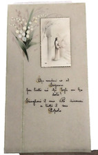 100) SANTINO PICCOLA IMMAGINE DI GESU' SU CARTA PERGAMENA