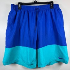 Nike Mens XXL Swim Trunks Blue