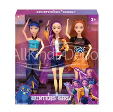 Bambole KPOP Devil Hunter - Set di 3 confezioni - Personaggi Anime Fashion Girl - Ragazza Cacciatori