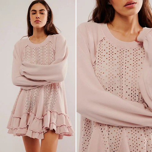 Felpa free people malva - felpa, gesso