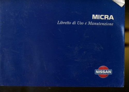 Libretto uso manutenzione - uso,