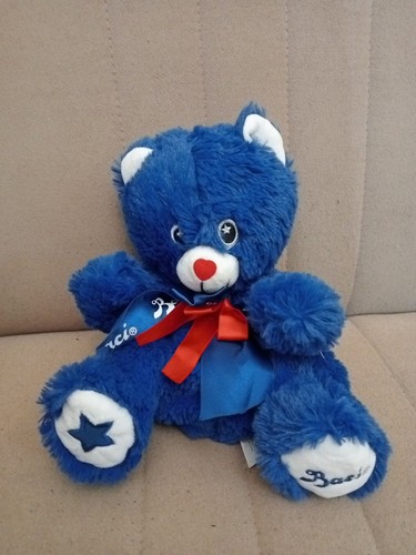 Peluche orso blu baci - orso, perugina